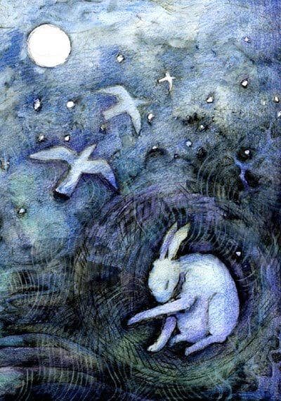 Havergate Hare - Greetings Card