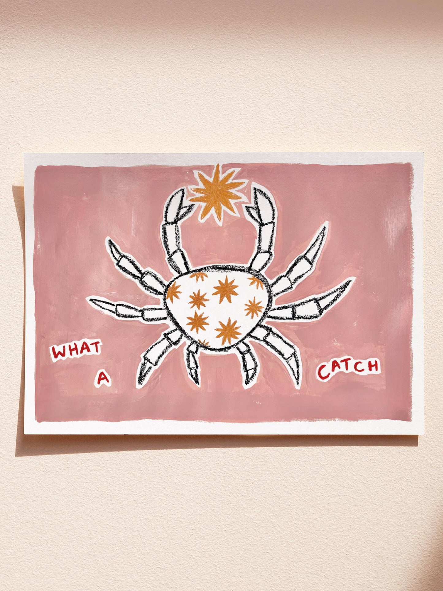 What A Catch Art Print: A5