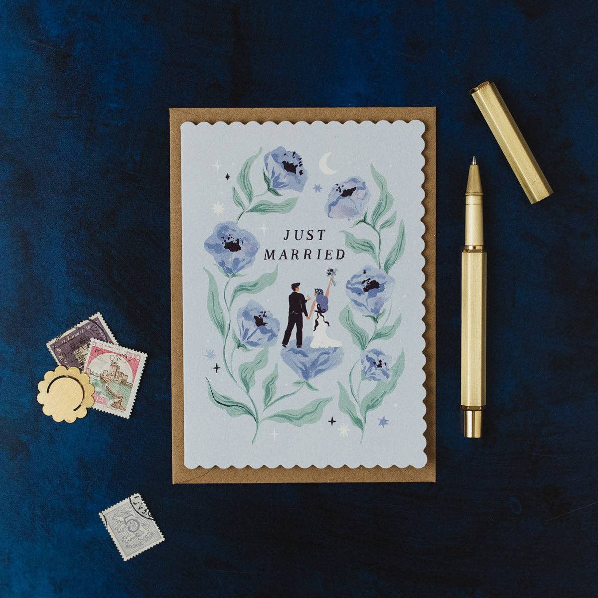 Botanical Wedding Card | Newlyweds Wedding Greeting Cards