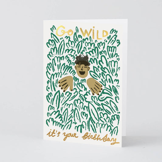 ‘Go Wild Birthday’ Greetings Card