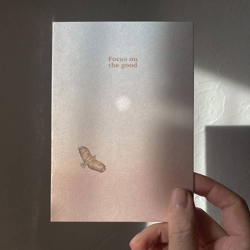FOCUS ON THE GOOD - CARD - OMBRE SUNRISE - POSTCARD