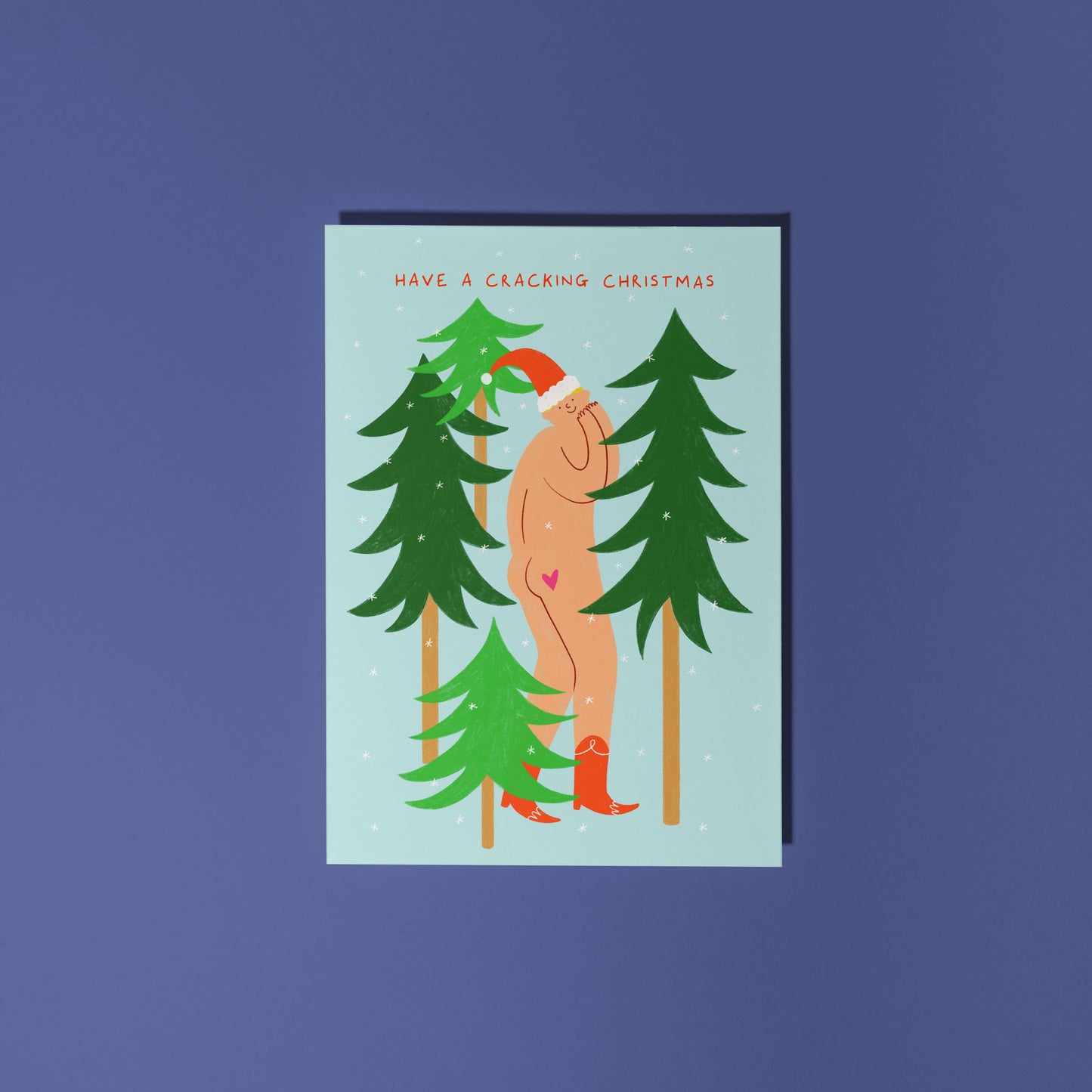 Cracking Christmas Card | Cheeky Holiday Card | Festive