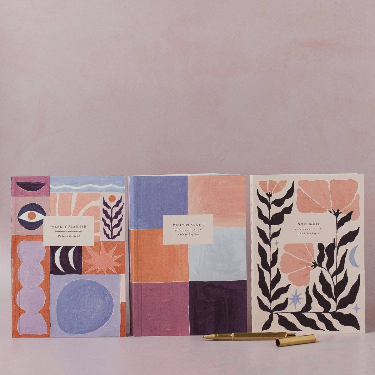 Botanical Notebook | Plain Page Journal | Blank Notebooks