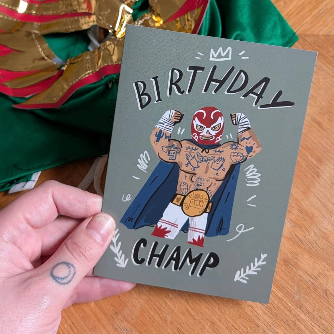 Birthday champ card