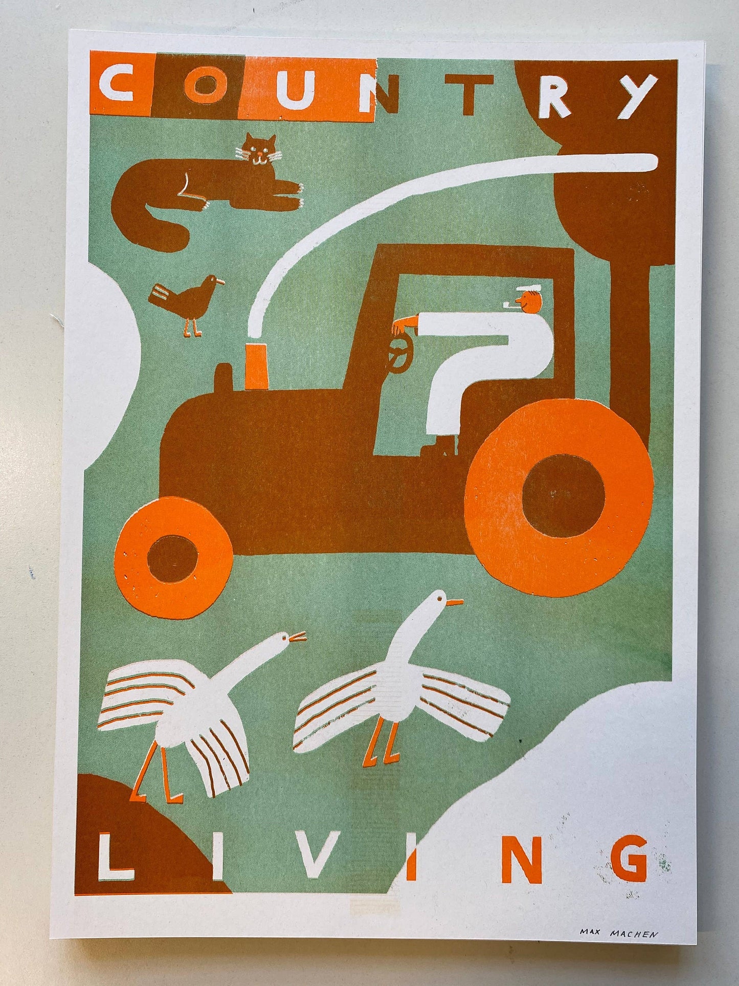 Country living riso print (A3)