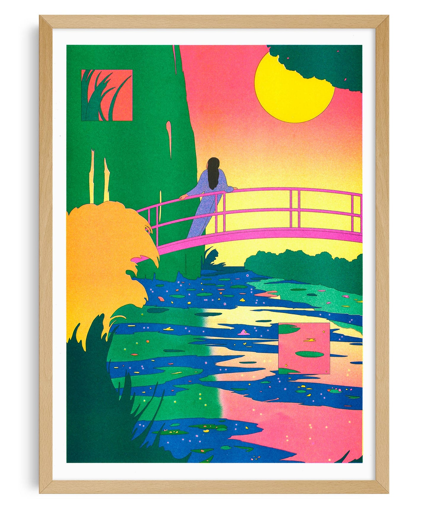 Display - The Water-Lily Pond, Pink Harmony - María Medem