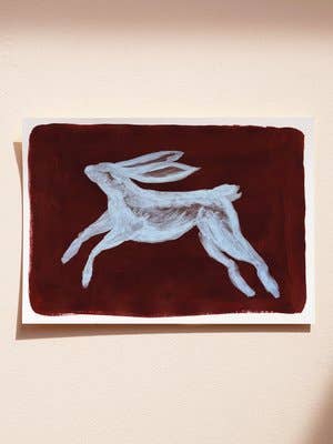 The Hare Art Print: A3