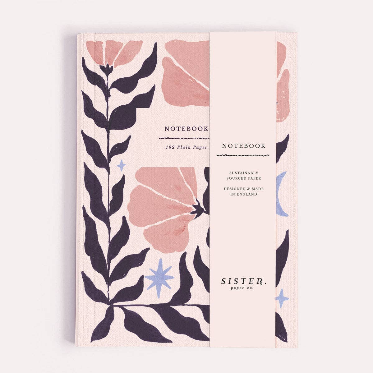Botanical Notebook | Plain Page Journal | Blank Notebooks