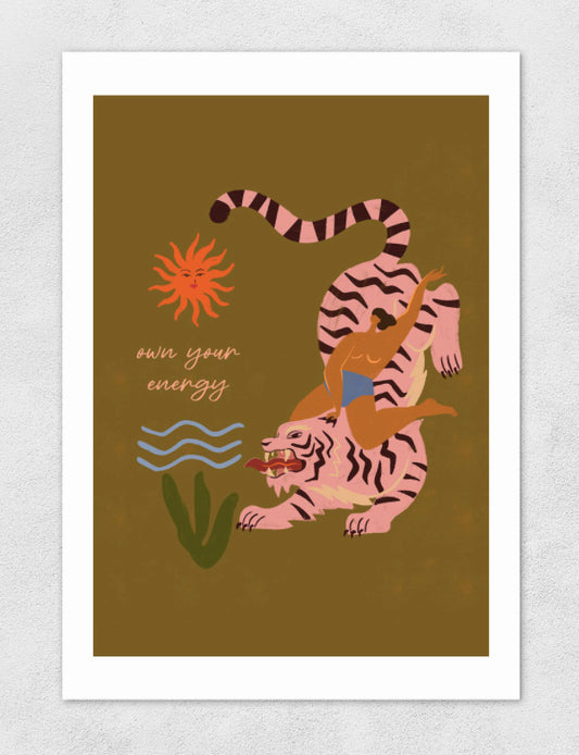 Own Your Energy A3 print