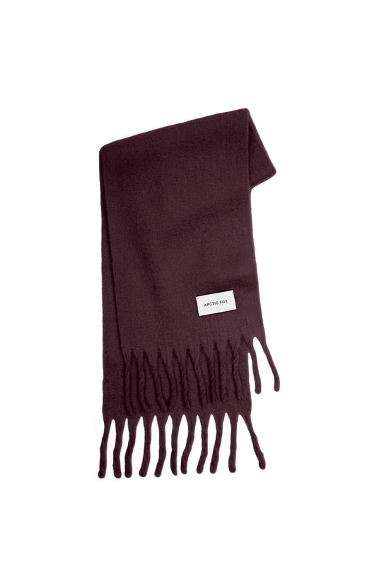 The Stockholm Scarf - 100% Recycled - Cherry Lacquer - AW25