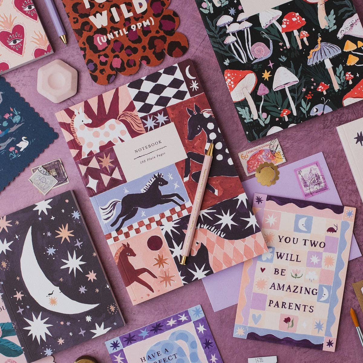 Wild & Free Notebook | Plain Page Journal | Notebooks