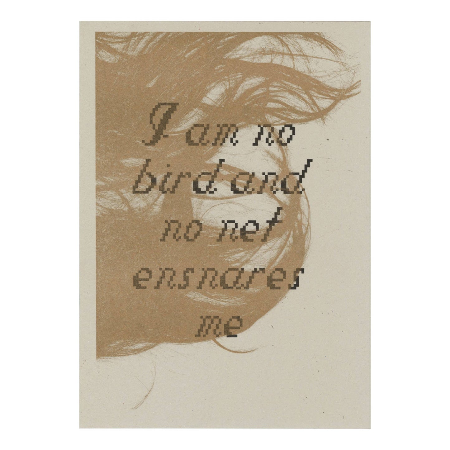 Jane Eyre Quote A4 Risograph Print