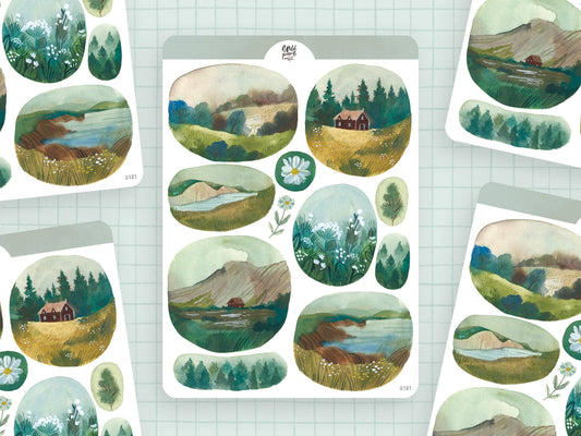 Sticker Sheet — Windows Into Scotland