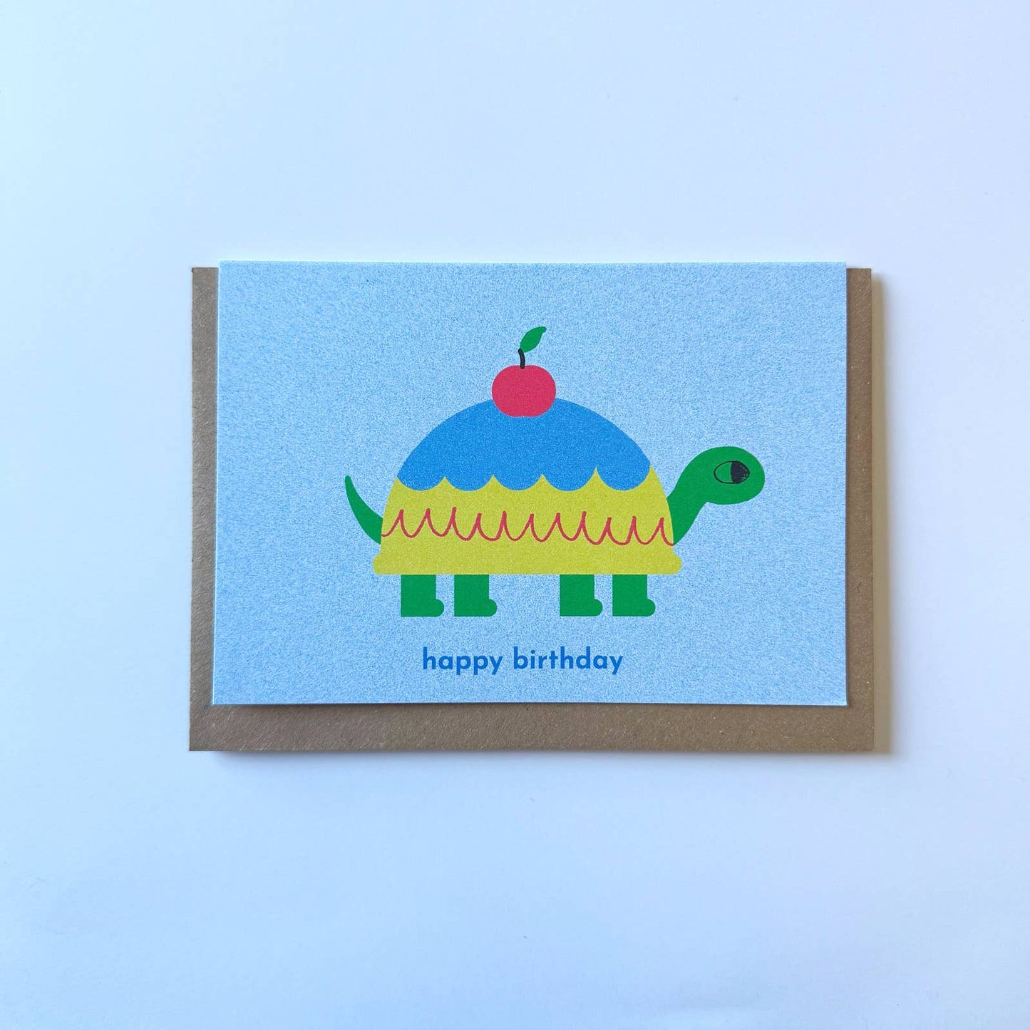 Birthday Tortoise A6 Birthday Card, Landscape