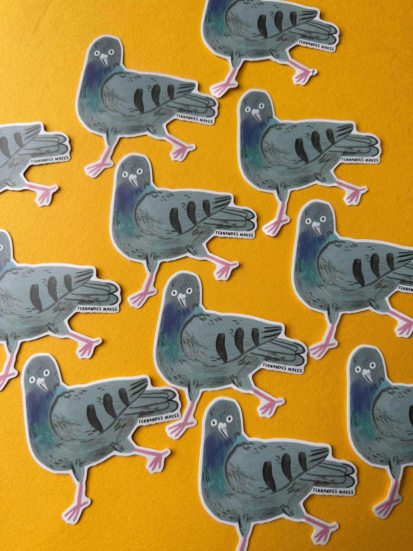 Paprika The Pigeon Vinyl Sticker