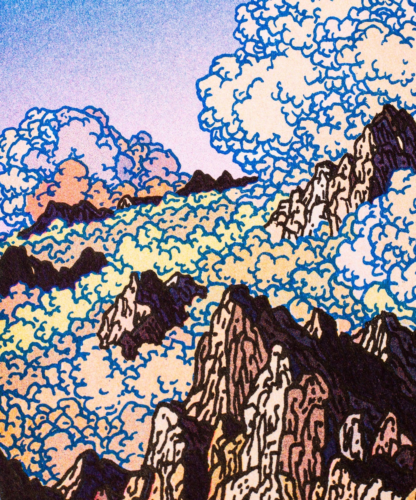 A3 poster - Clement Vuillier - Les Dents du Midi