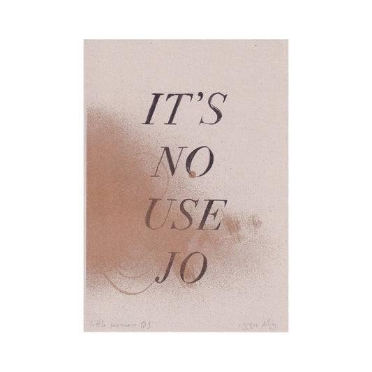 Little women Quote A5 Risograph Print