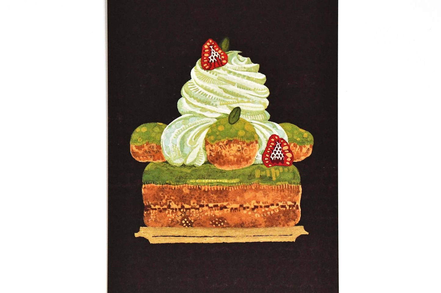 Yuko Kurihara Dessert Sweets Motif Artist Postcard Spacecraft