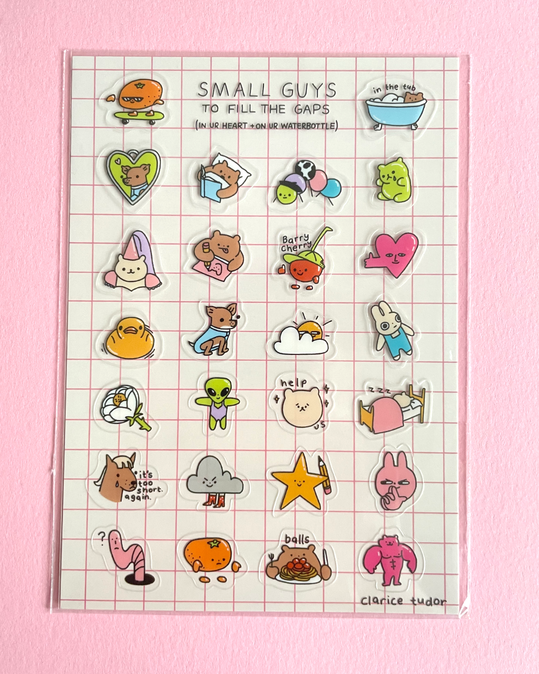 Small Guys Sticker Sheet