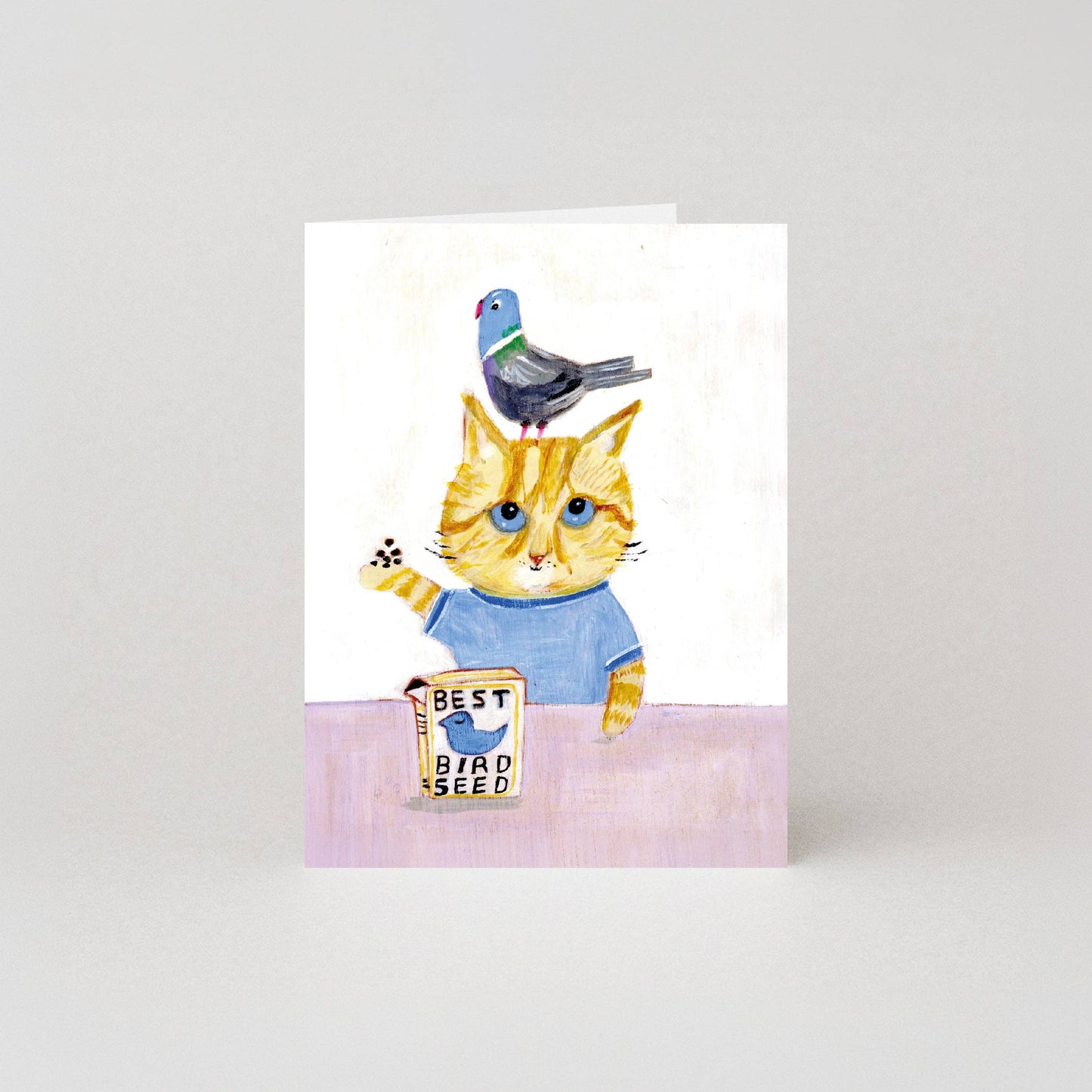 Birdseed Mini Card | Cat Card | Bird Card | Greeting Cards