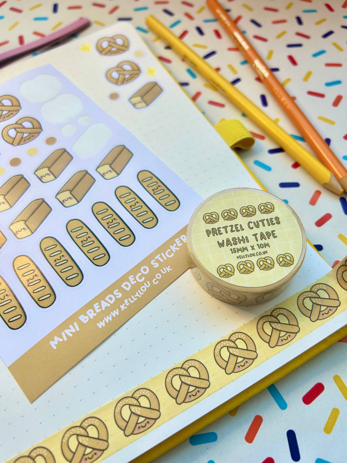 Pretzel Cuties - Washi Tape