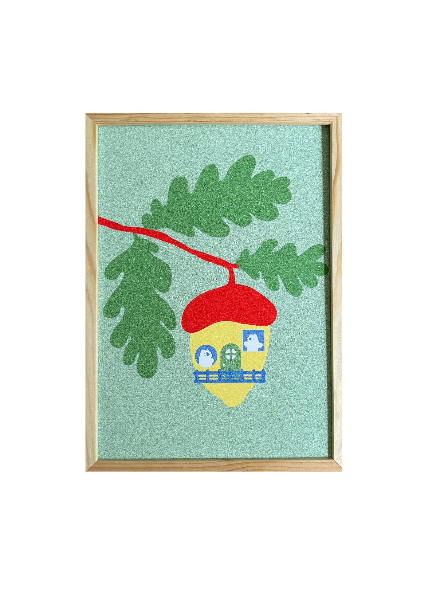 A3 Acorn House Art Print, Portrait