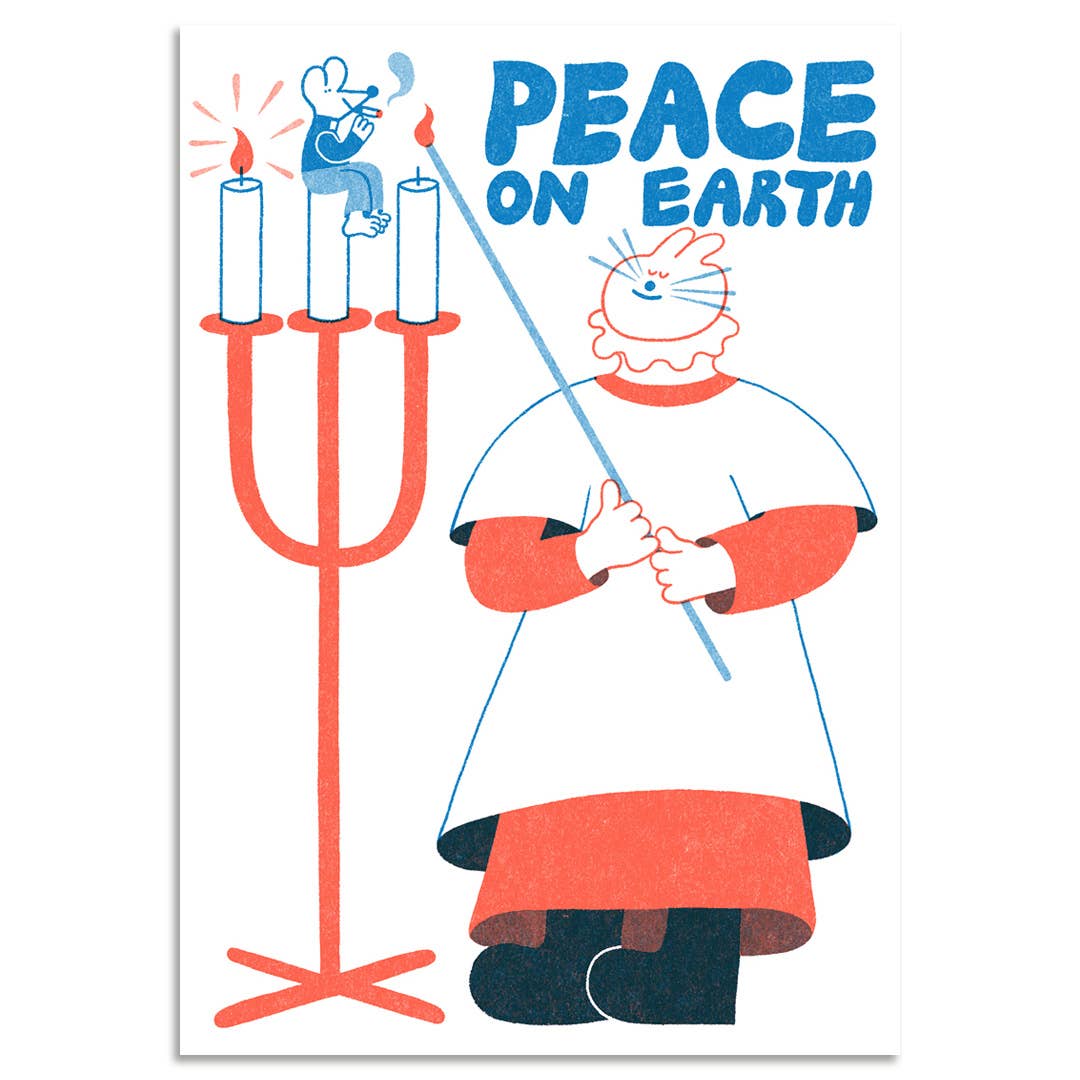 YUK FUN Christmas Card - Peace on Earth