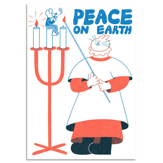 YUK FUN Christmas Card - Peace on Earth