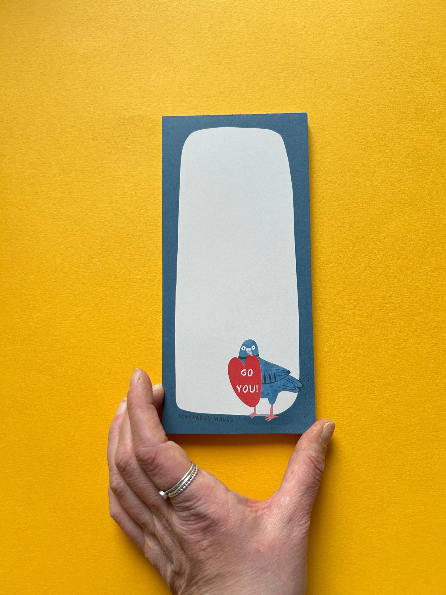Go You! / Pigeon - DL size / Notepad / Pad