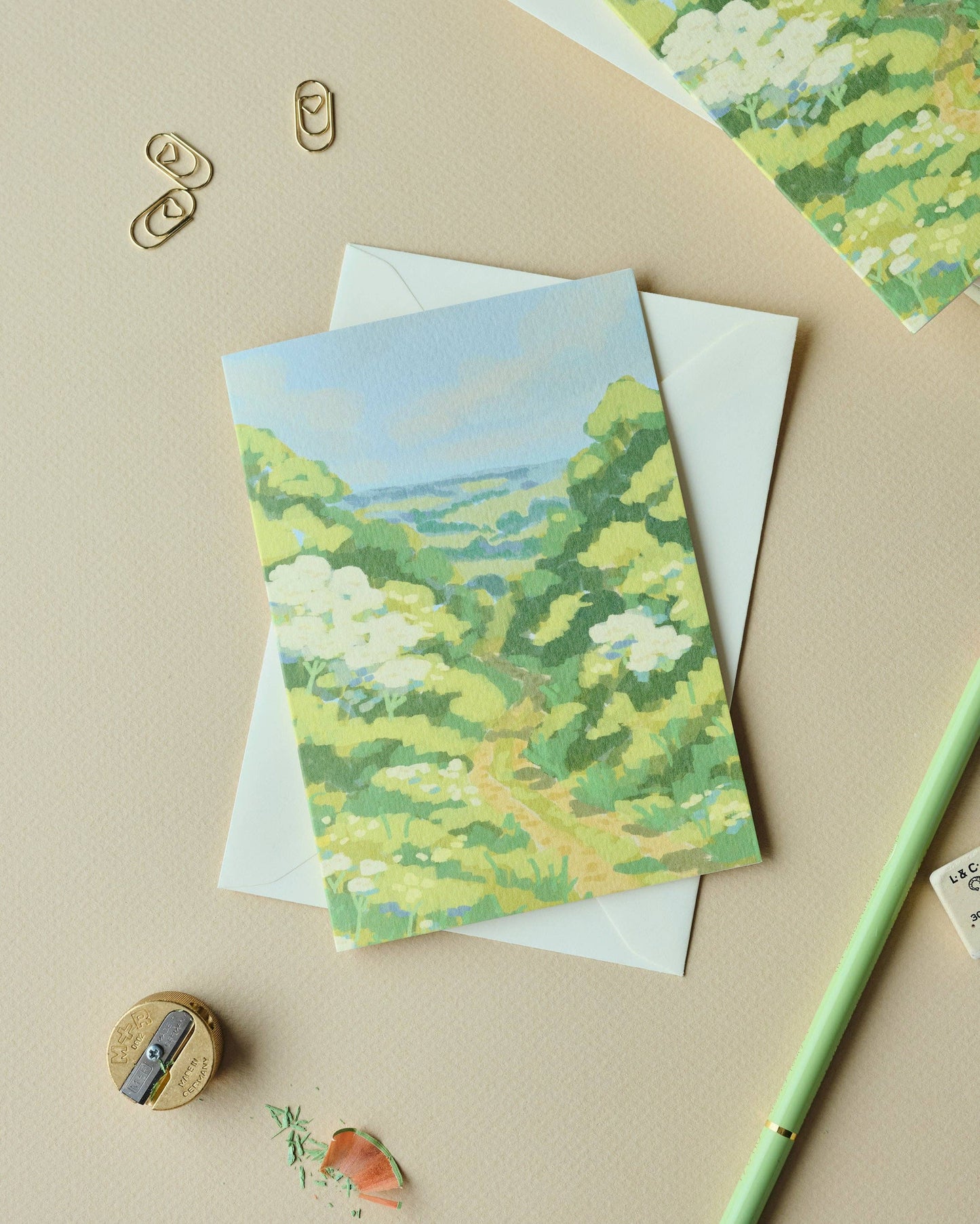 The Valley Greetings Card