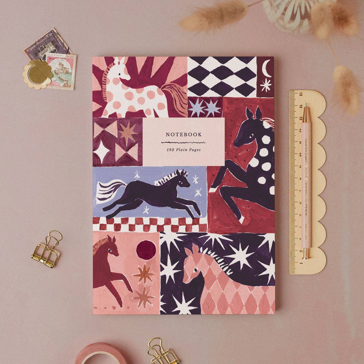 Wild & Free Notebook | Plain Page Journal | Notebooks