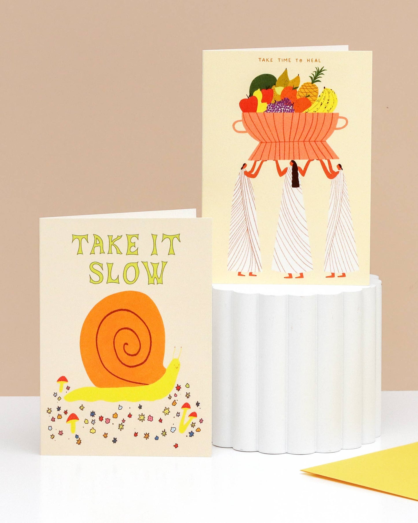 Take It Slow Card | Get Well Soon | Thinking of You | Snail
