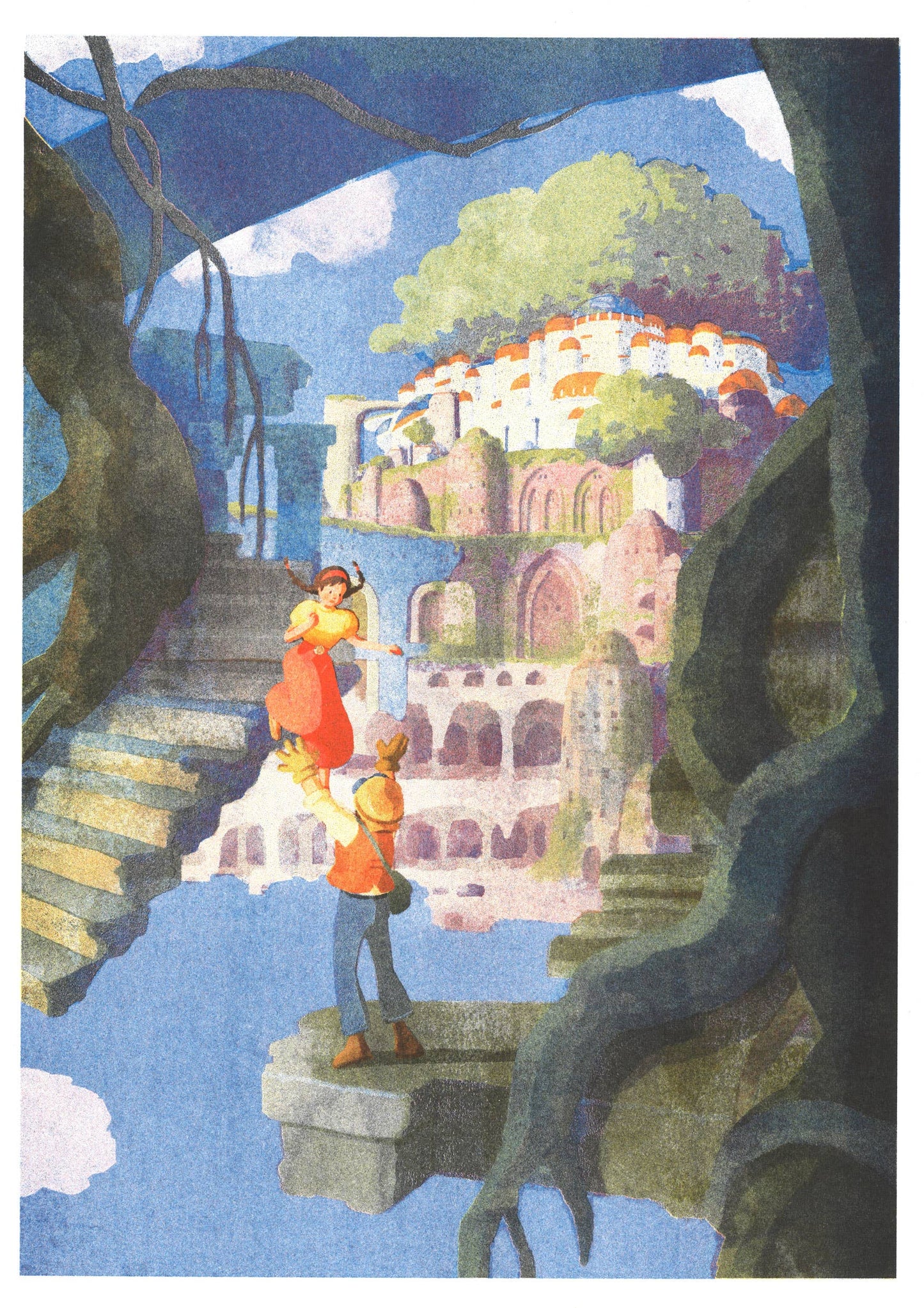 A3 poster - Miyazaki/Castle in the Sky - Hifumiyo