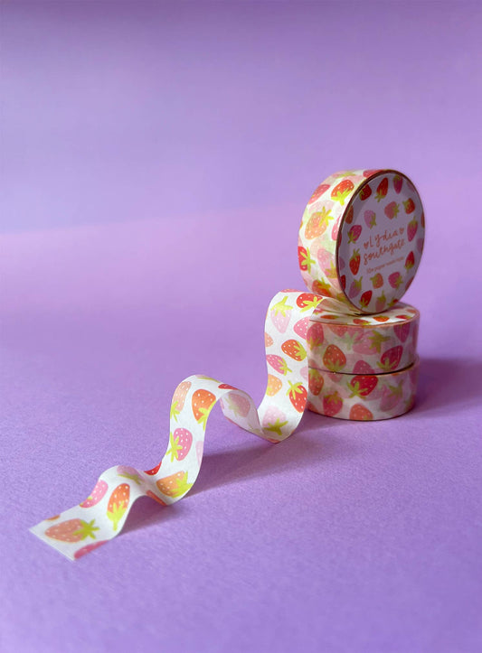 Cute Strawberries Washi Tape