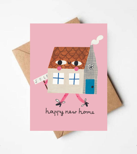 HAPPY NEW HOME card