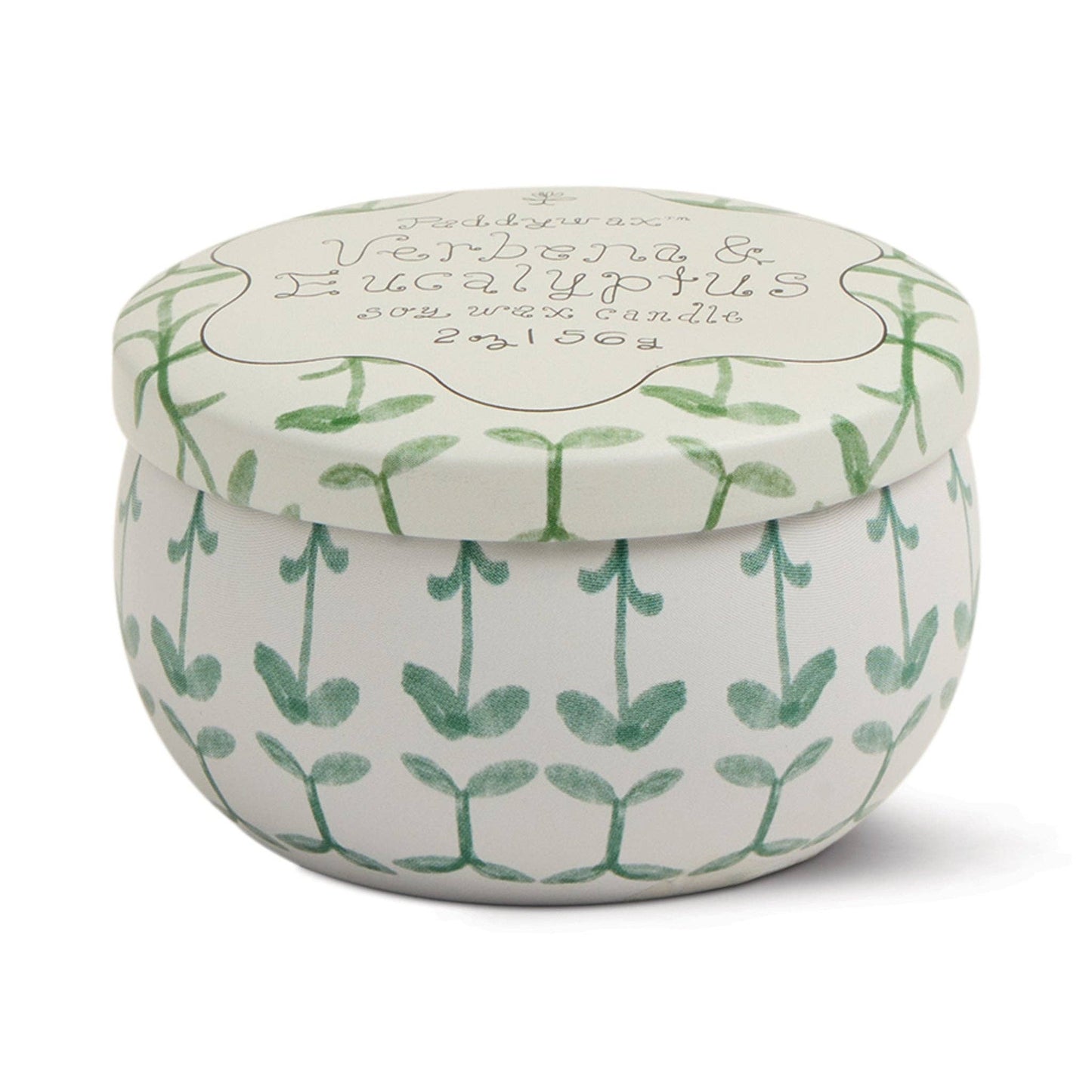 Paddywax Tulip Tin Candle - Verbena & Lemongrass