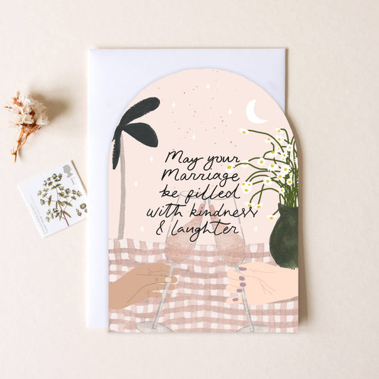'Marriage Blessing' Wedding Card