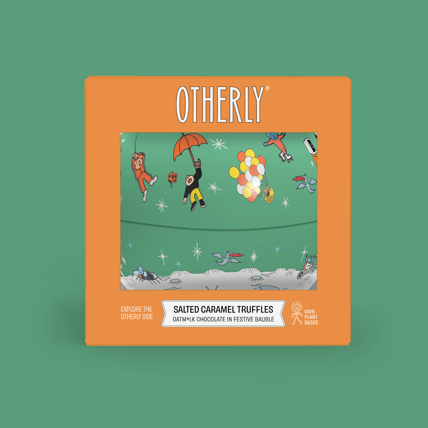 Bauble Tin - OTHERLY Oatm*lk Salted Caramel Truffles // 100G