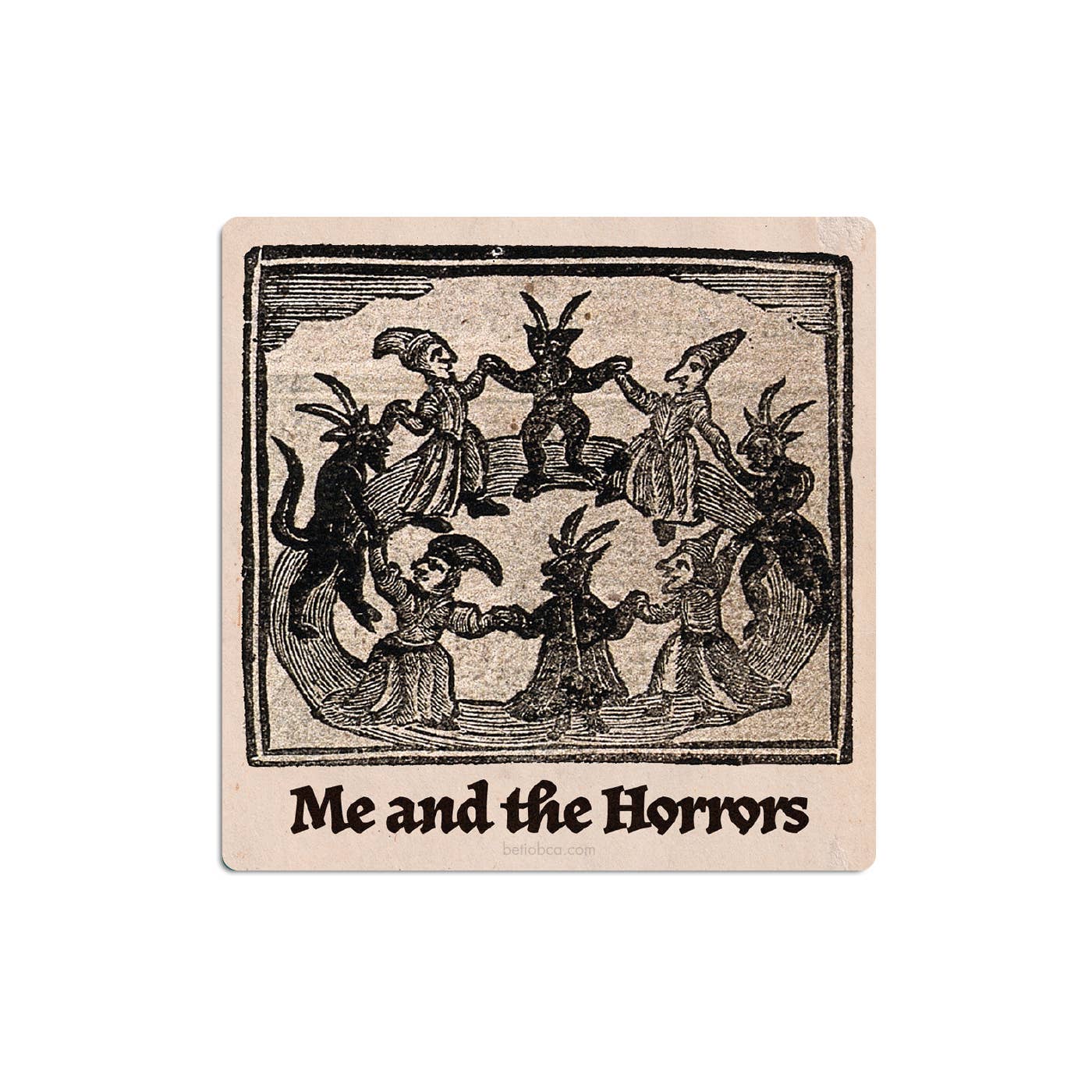 Vinyl Sticker – Me and the Horrors: Sticker only
