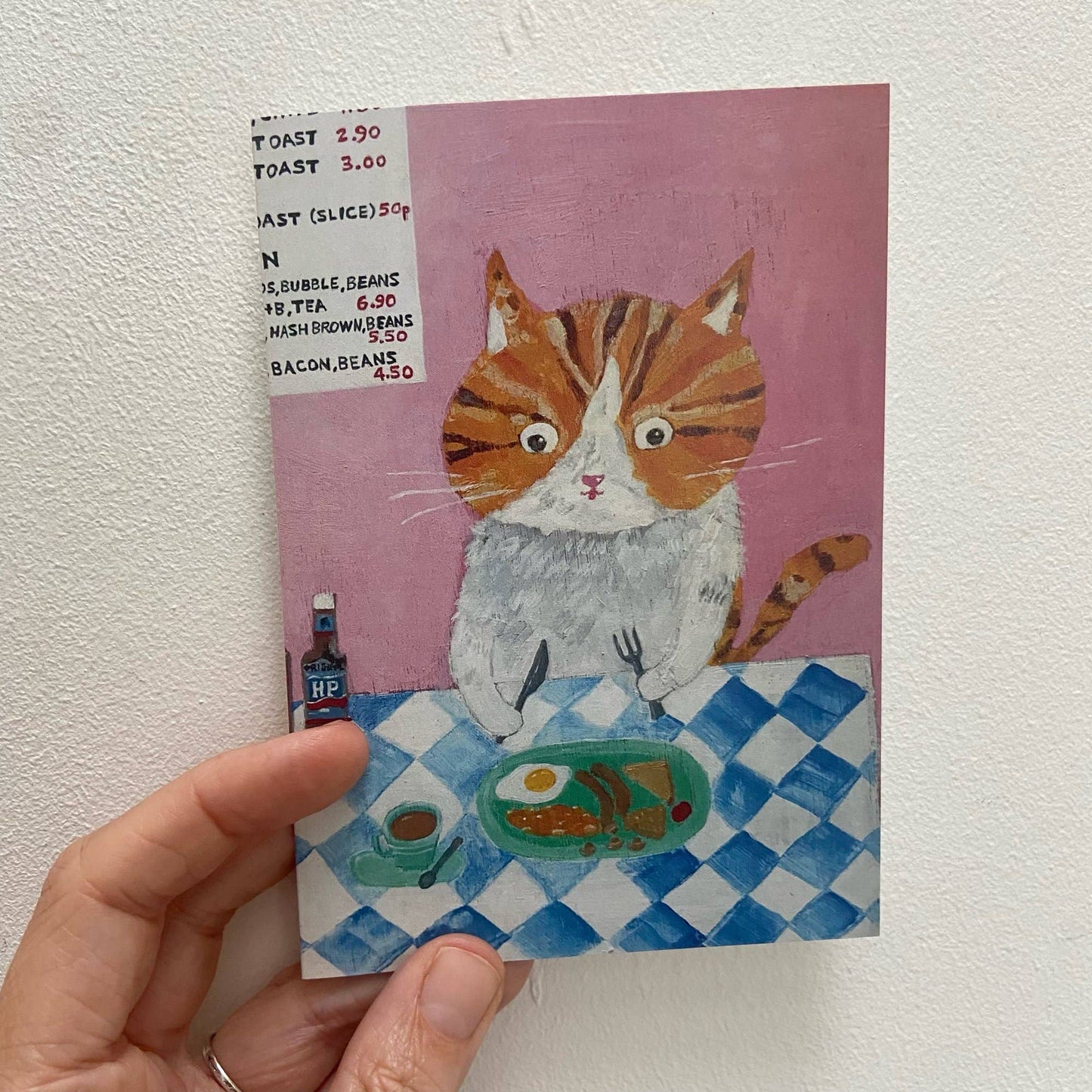 Greetings card -cooked breakfast