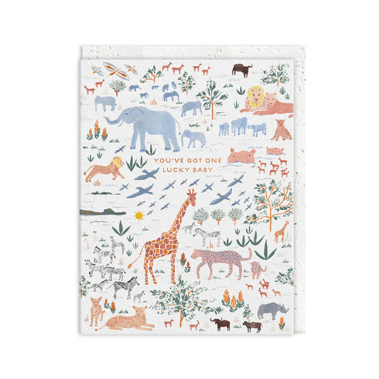Lucky Baby Plantable Seed Card