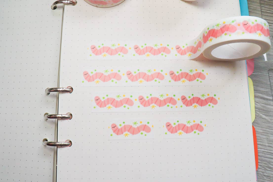 Earthworm Washi Tape