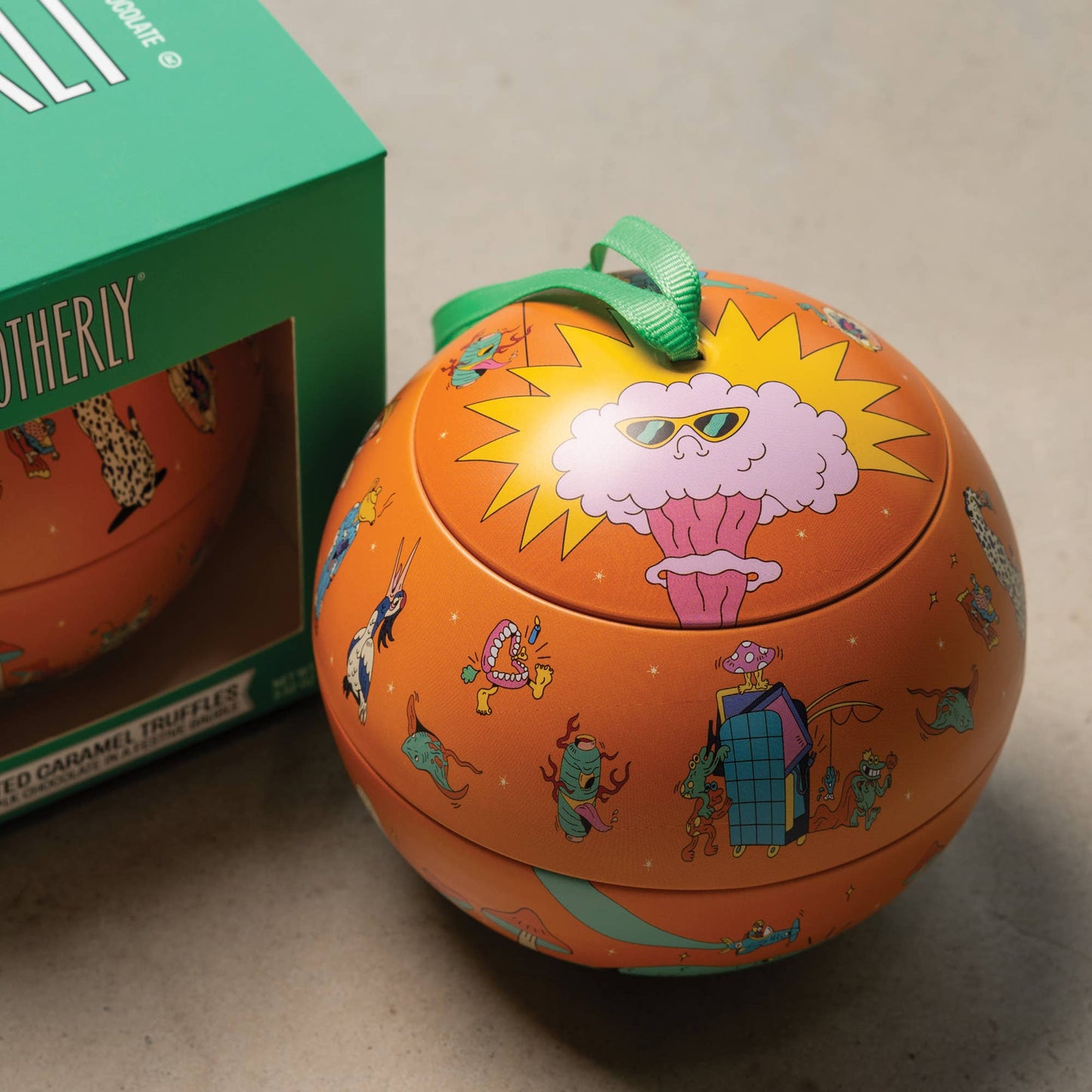 Bauble Tin - OTHERLY Oatm*lk Salted Caramel Truffles 100G
