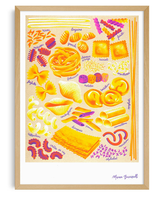 A3 Poster - Manon Bucciarelli - Pasta