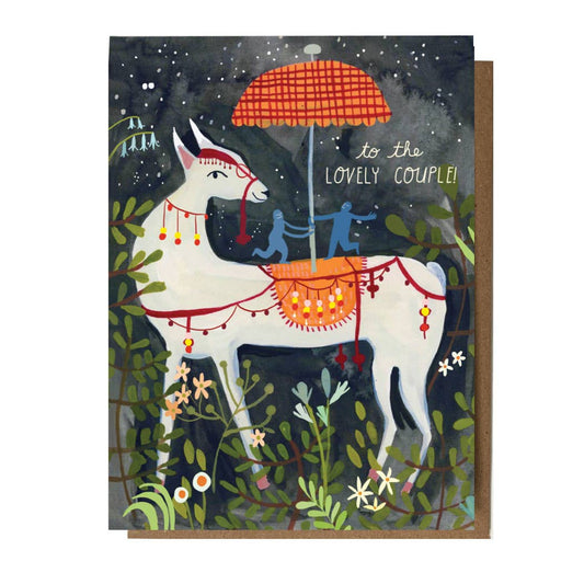 To The Lovely Couple Wedding  Card