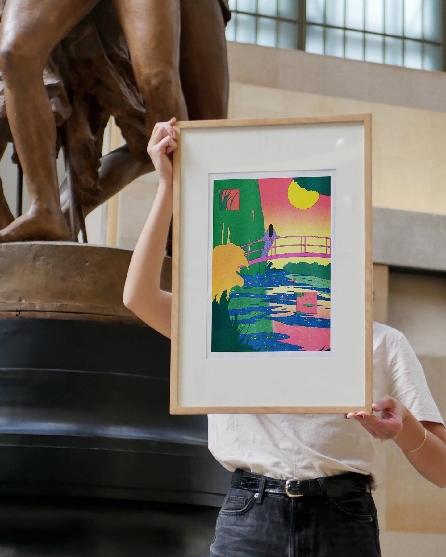 Display - The Water-Lily Pond, Pink Harmony - María Medem