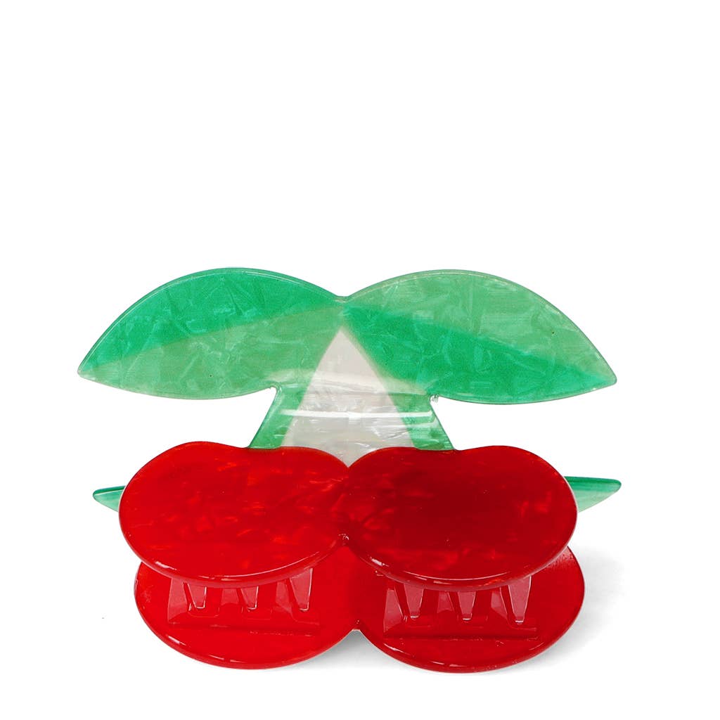 Hair claw clip - Cherries