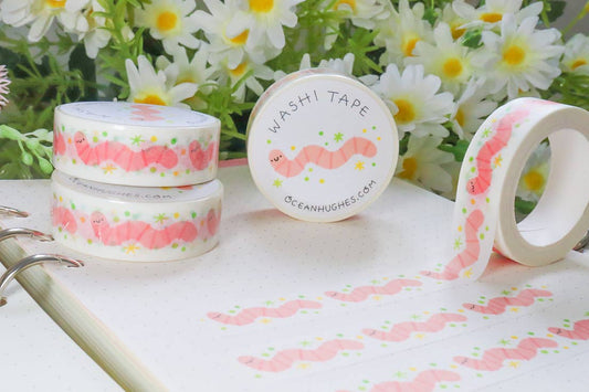 Earthworm Washi Tape