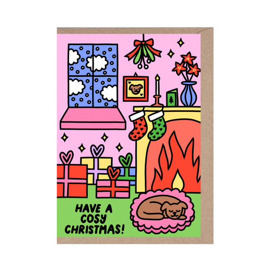 Have a Cosy Christmas - Christmas Card - Cute - Holidays
