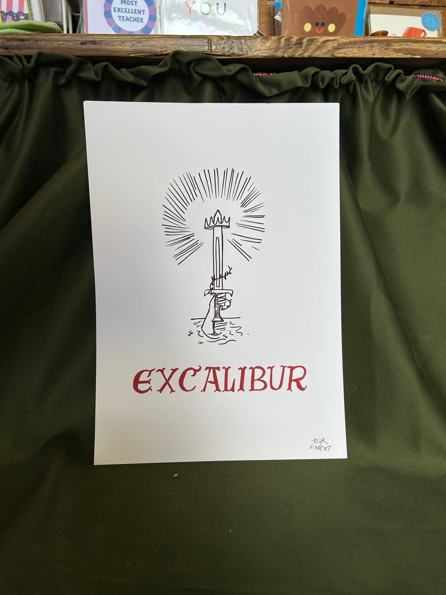 Excalibur print 